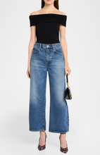 Load image into Gallery viewer, The Bow Crop Jean in Soundwave
