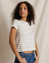 Load image into Gallery viewer, Lisa Stripe Tee in Natural
