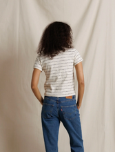 Load image into Gallery viewer, Lisa Stripe Tee in Natural
