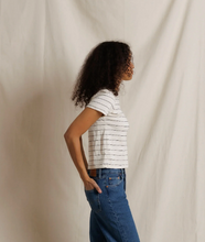 Load image into Gallery viewer, Lisa Stripe Tee in Natural
