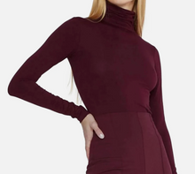 Load image into Gallery viewer, Modal Turtleneck in Elderberry
