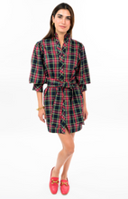 Load image into Gallery viewer, Tartan Plaid Shirt Dress
