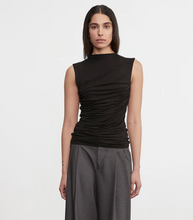 Load image into Gallery viewer, Fluid Jersey Sleeveless Top in Phantom
