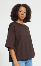 Load image into Gallery viewer, Extra Loose Tee in Coffee Bean
