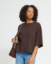 Load image into Gallery viewer, Extra Loose Tee in Coffee Bean
