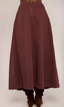 Load image into Gallery viewer, Ridley Skirt in Deep Mahogany
