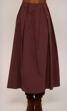 Load image into Gallery viewer, Ridley Skirt in Deep Mahogany
