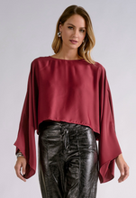 Load image into Gallery viewer, Relaxed Flow Top in Burgundy
