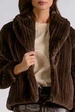 Load image into Gallery viewer, Fur Jacket in Espresso
