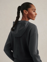 Load image into Gallery viewer, Jorgie Zip Through Hoodie in Slate Black
