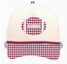 Load image into Gallery viewer, Gingham Football Canvas Cap
