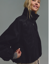 Load image into Gallery viewer, Chelsea Vegan Suede Jacket in Black
