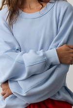 Load image into Gallery viewer, Skyline Tee in Blue Snowflake
