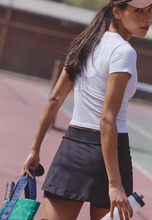 Load image into Gallery viewer, Forehand Tennis Skort in Black
