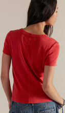 Load image into Gallery viewer, Atlas Crew Tee in Fiery Red
