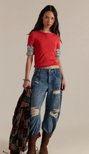 Load image into Gallery viewer, Atlas Crew Tee in Fiery Red
