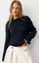 Load image into Gallery viewer, Opal Knit Sweater in Black
