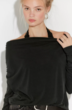 Load image into Gallery viewer, Jane Draped Long Sleeve Top
