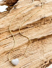 Load image into Gallery viewer, Petite Slide Heart on Rope Chain

