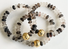 Load image into Gallery viewer, Rondelle Gemstone Ball Bracelet
