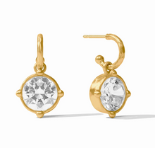 Load image into Gallery viewer, Honeybee Hoop &amp; Charm Earring
