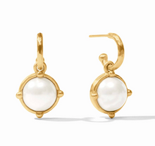 Load image into Gallery viewer, Honeybee Hoop &amp; Charm Earring
