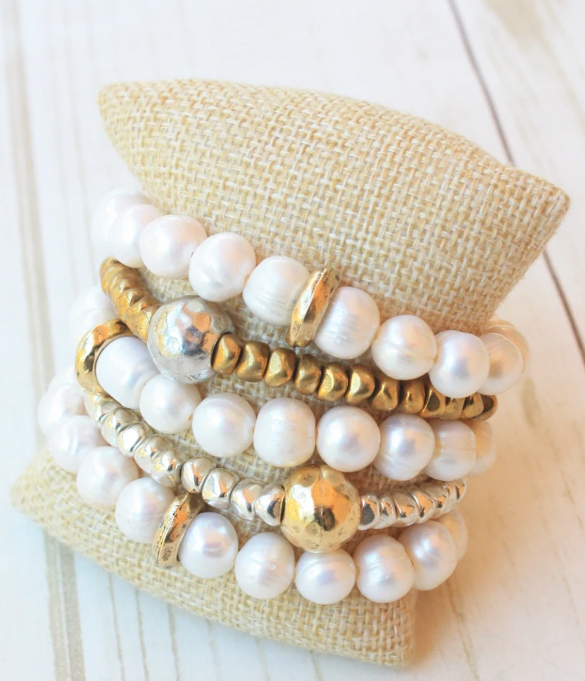 Pearl Washer Bracelet