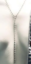 Load image into Gallery viewer, Gwyneth Pyrite Rosary Chain Y Lariat Matinee Necklace

