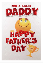 Load image into Gallery viewer, #1 Dad Greeting Card
