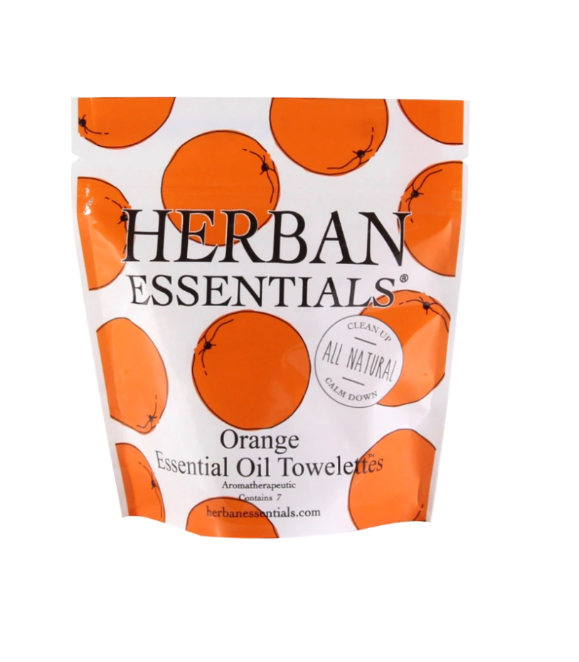 Herban Essentials Orange Towelettes