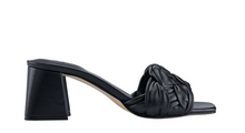 Load image into Gallery viewer, Cerita Block Heel Slip On Sandal in Black
