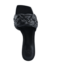 Load image into Gallery viewer, Cerita Block Heel Slip On Sandal in Black
