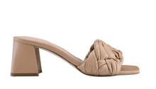 Load image into Gallery viewer, Cerita Block Heel Slip On Sandal in Natural
