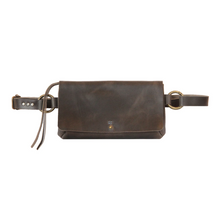 Load image into Gallery viewer, Amelia Handmade Leather Sling Bag/Belt Bag/Clutch
