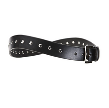 Load image into Gallery viewer, Rivetti Curved Handmade Leather Belt
