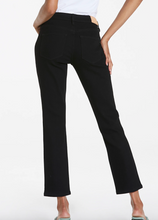 Load image into Gallery viewer, Blaire High Rise Ankle Slim Straight Jeans in Black Arrow
