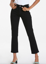 Load image into Gallery viewer, Blaire High Rise Ankle Slim Straight Jeans in Black Arrow

