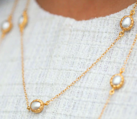Pearl Charlotte Necklace