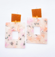 Load image into Gallery viewer, Acrylic Rectangle Earrings
