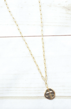 Load image into Gallery viewer, Cross Coin Necklace
