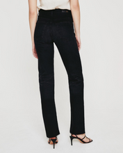 Load image into Gallery viewer, Alexxis High Rise Vintage Straight Jean in Black

