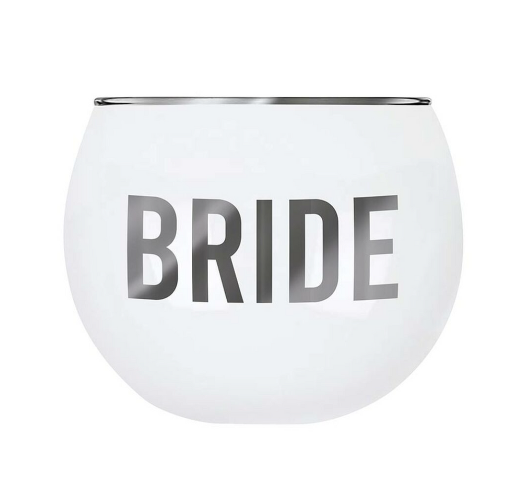 Roly Poly Bride Glass