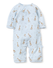 Load image into Gallery viewer, Blue Sophie La Giraffe Print Playsuit

