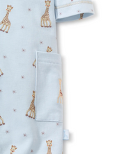 Load image into Gallery viewer, Blue Sophie La Giraffe Print Playsuit
