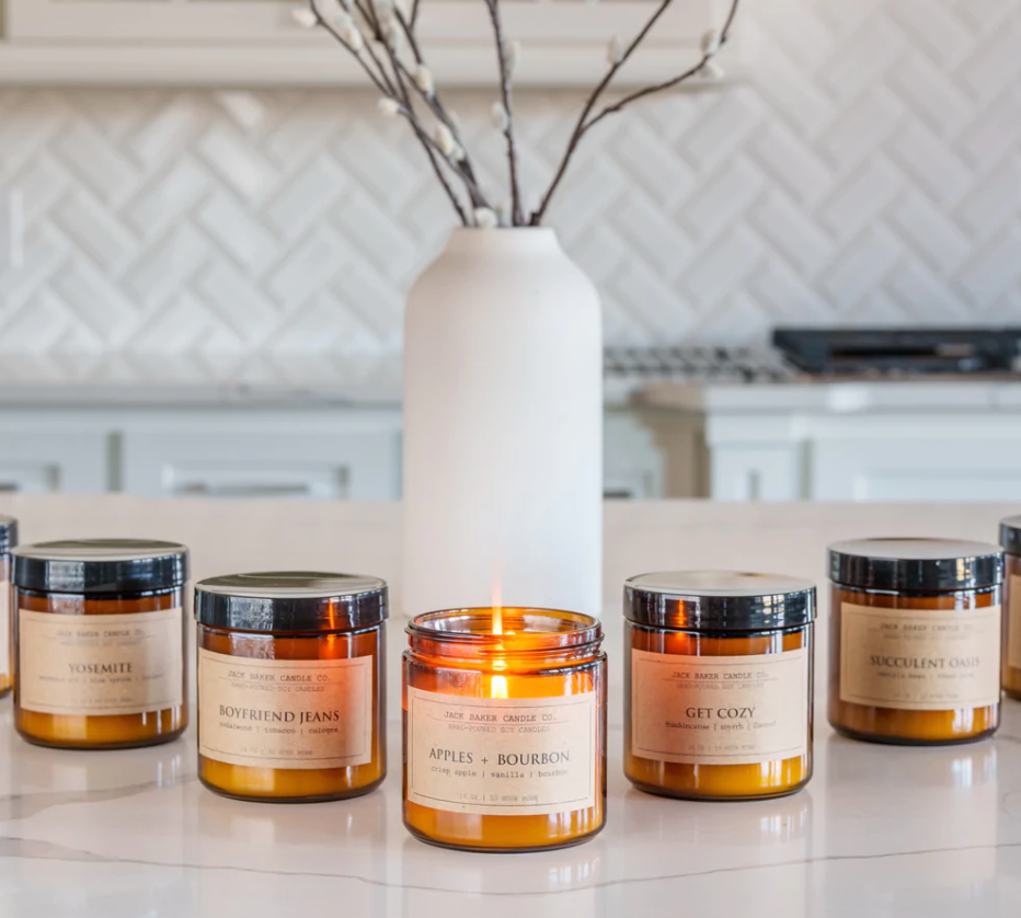 Amber Apothecary Collection Candles