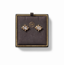 Load image into Gallery viewer, Clara Gold Stud Earrings

