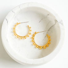 Load image into Gallery viewer, Studded Hoops
