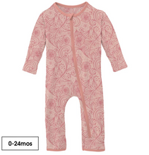 Load image into Gallery viewer, Peach Blossom Muffin Ruffle Coverall
