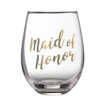 Load image into Gallery viewer, Maid of Honor Wine Glass
