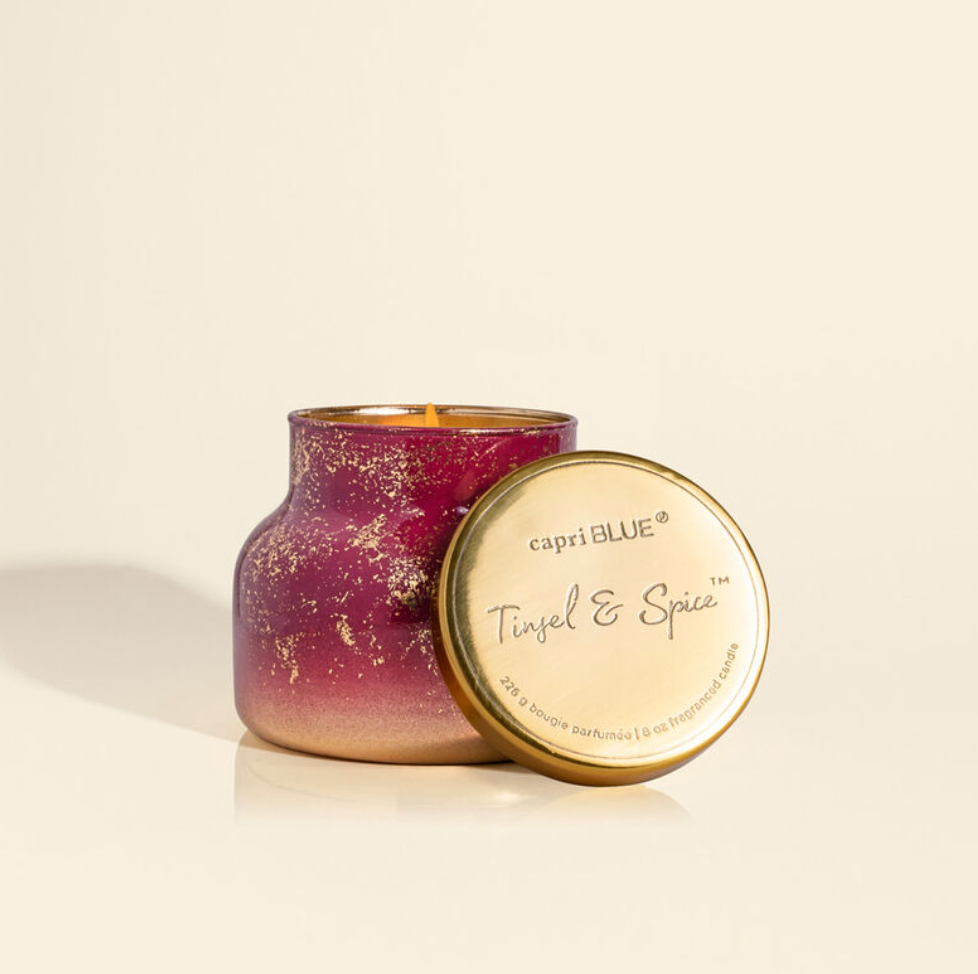 Tinsel & Spice Glimmer Petite Jar Candle - 8oz